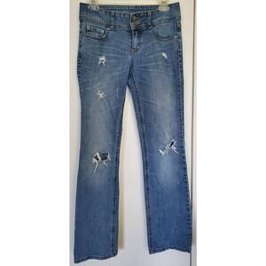 Vintage - Victoria's Secret VS Hipster Light Wash Destructive Jeans - Size 2